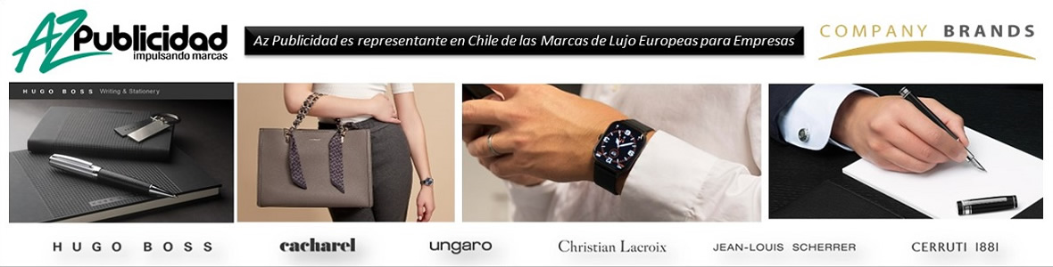 AZ Publicidad presenta las Marcas de Lujo europeas Mercado Corporativo de Chile